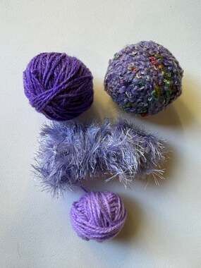 Yarn Destash - Purple/ Lavender Color Pallette